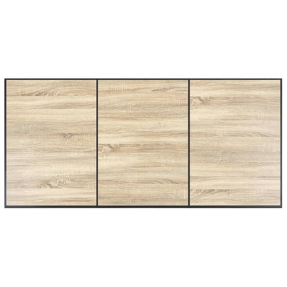 Eettafel 200x100x75 cm MDF eikenkleurig