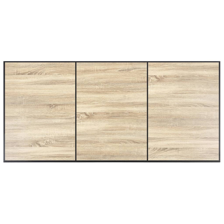 Eettafel 200x100x75 cm MDF eikenkleurig