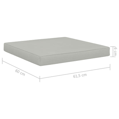 Vloerpalletkussen 60X61,5X6 Cm Stof Beige