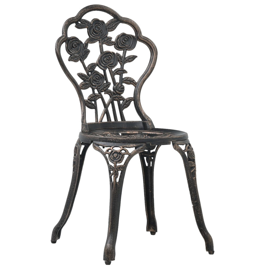 -Delige Bistroset Gietaluminium Brons