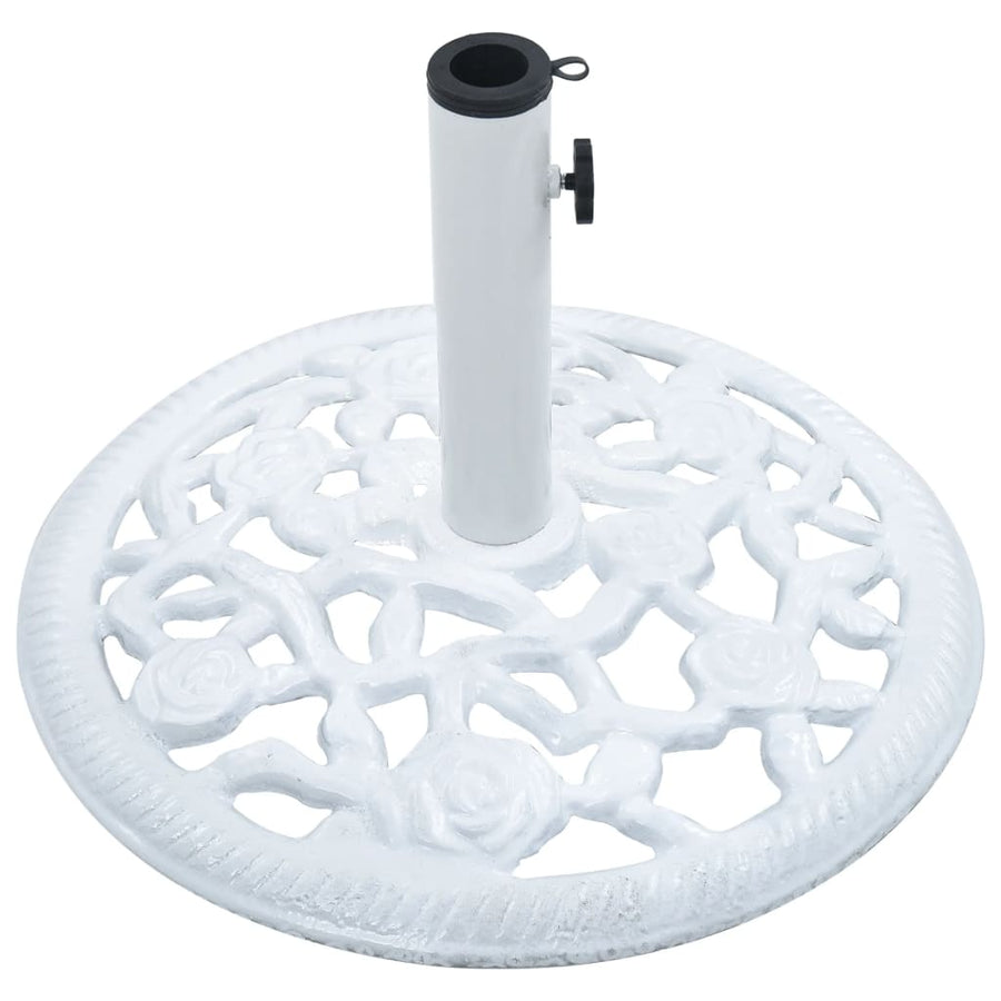 Parasolvoet 12 Kg 48 Cm Gietijzer 48 x 48 x 33 cm Wit