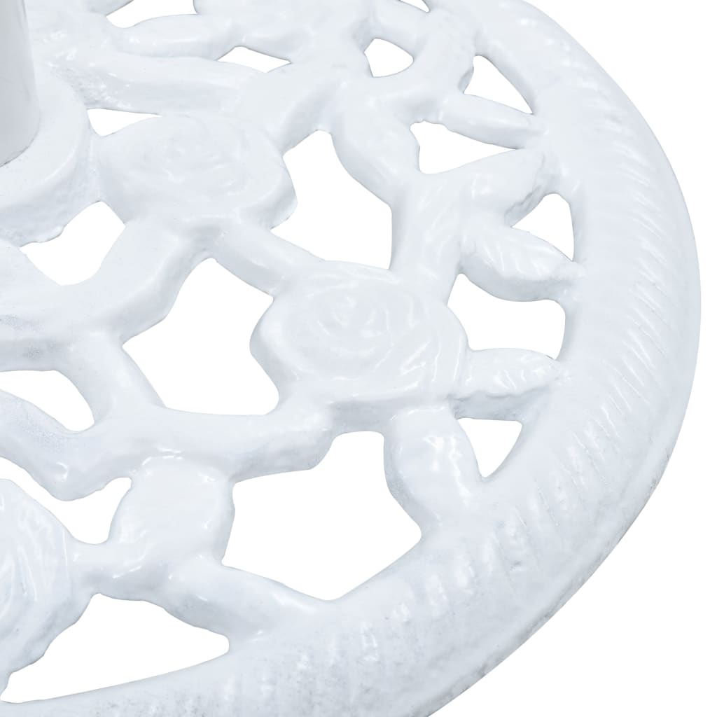 Parasolvoet 12 Kg 48 Cm Gietijzer 48 x 48 x 33 cm Wit