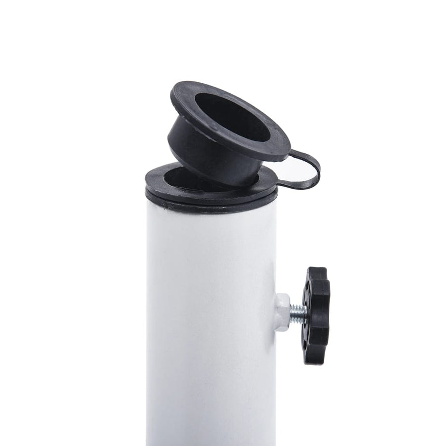 Parasolvoet 12 Kg 48 Cm Gietijzer 48 x 48 x 33 cm Wit