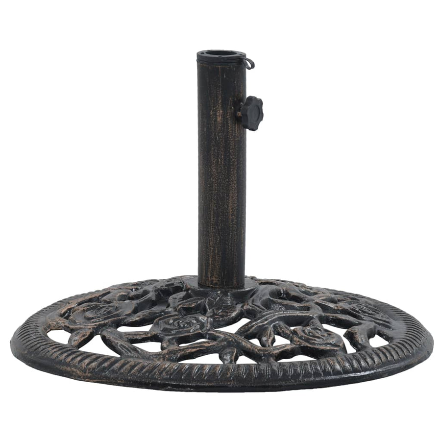 Parasolvoet 12 Kg 48 Cm Gietijzer Kleurig 48 x 48 x 33 cm Brons