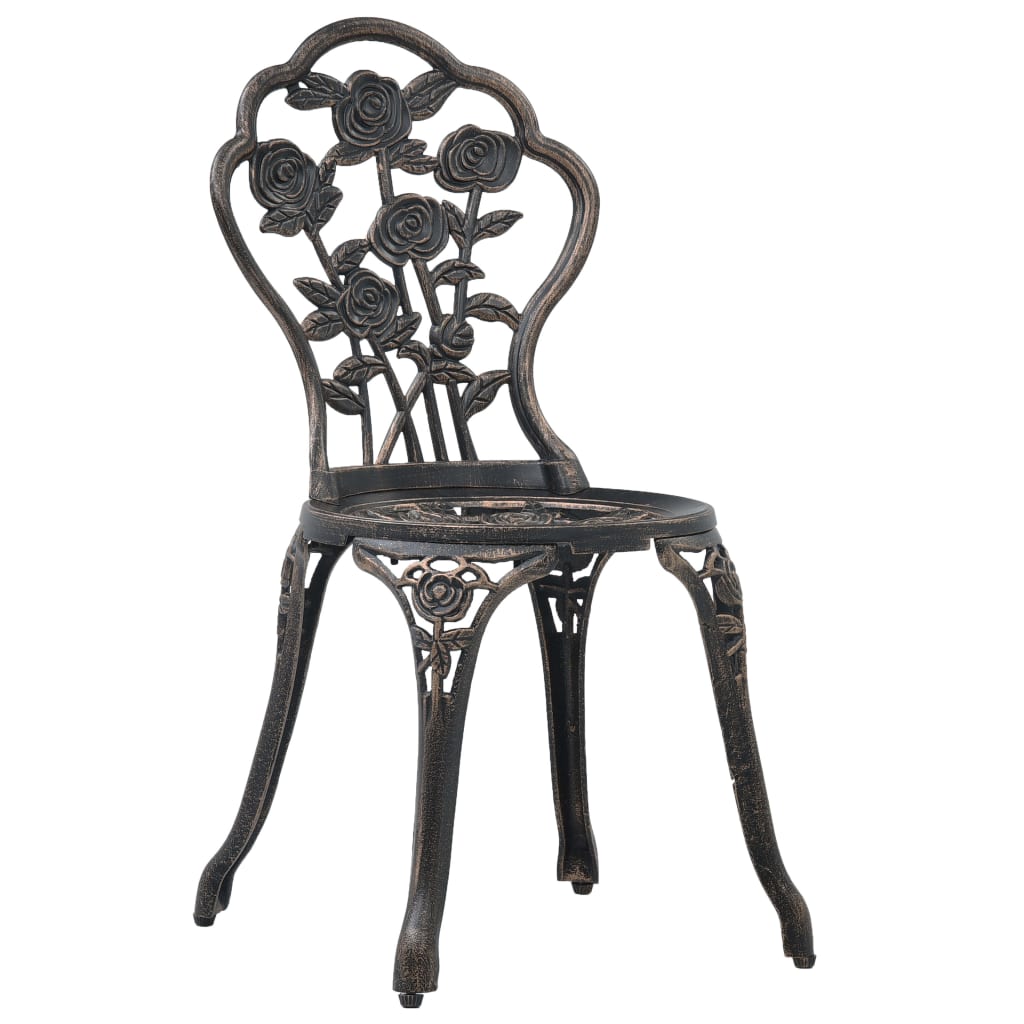 Bistrostoelen Gietaluminium Kleurig Brons