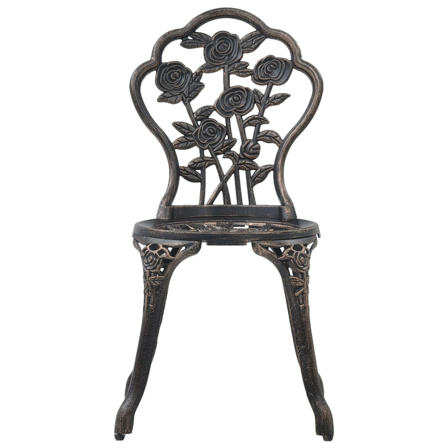 Bistrostoelen Gietaluminium Kleurig Brons