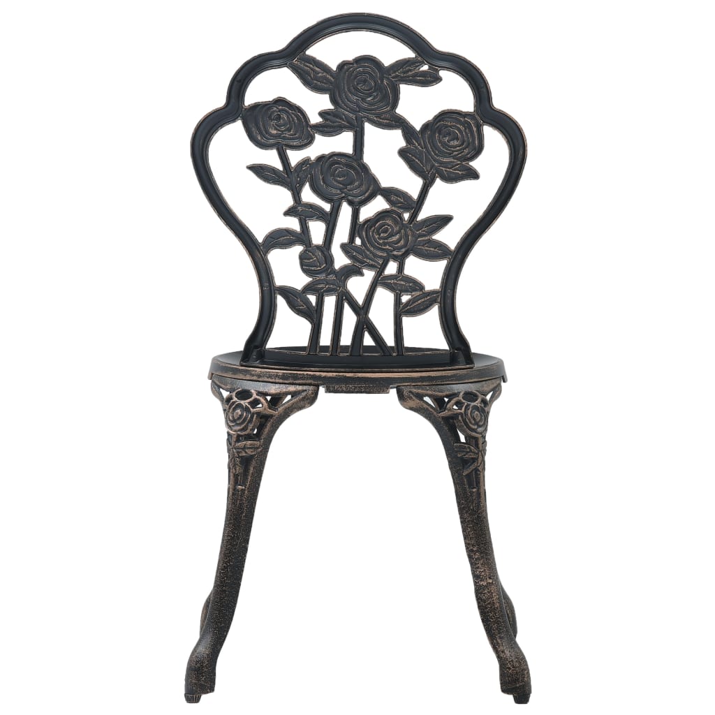 Bistrostoelen Gietaluminium Kleurig Brons