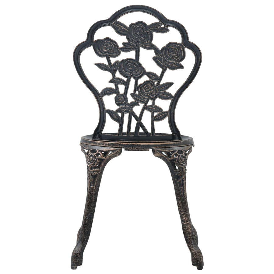 Bistrostoelen Gietaluminium Kleurig Brons