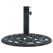Parasolvoet 9 kg gietijzer groen 40 cm