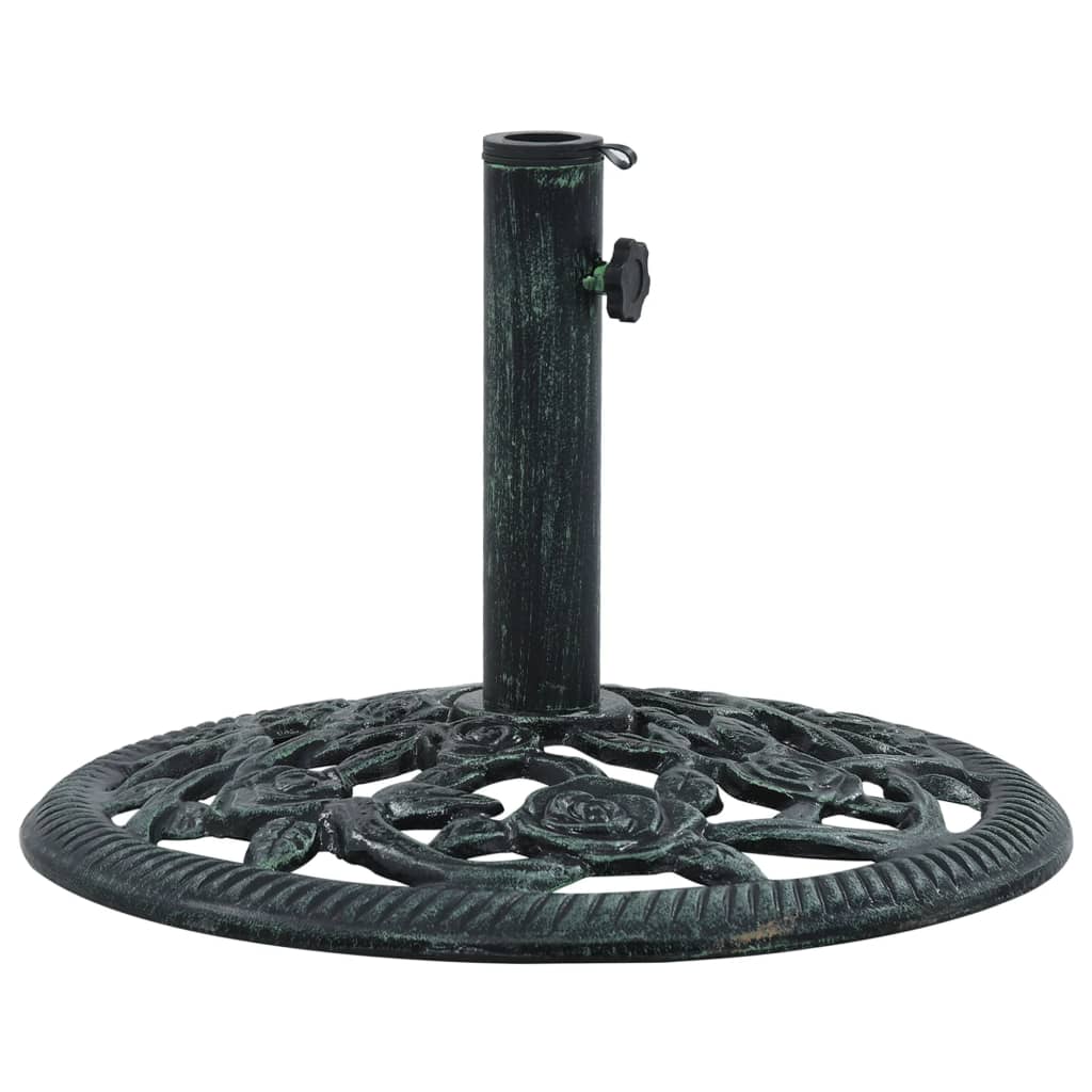 Parasolvoet 9 Kg 40 Cm Gietijzer 40 x 40 x 32 cm Groen