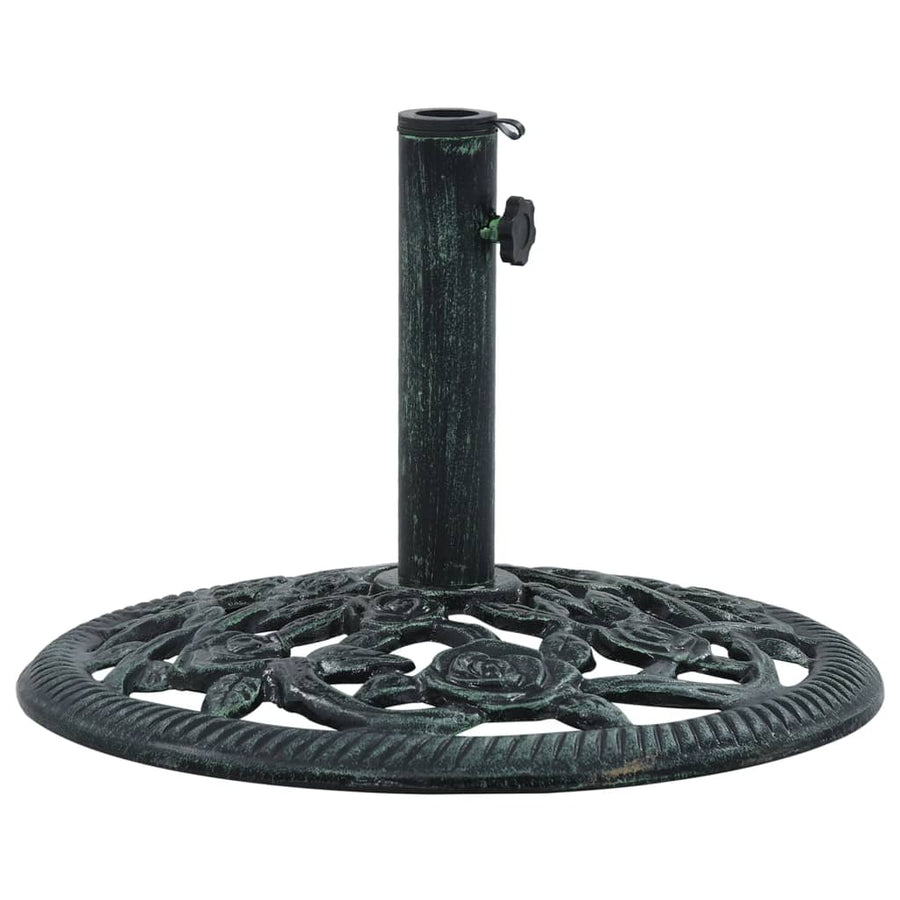 Parasolvoet 9 Kg 40 Cm Gietijzer 40 x 40 x 32 cm Groen
