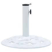 Parasolvoet 9 kg gietijzer wit