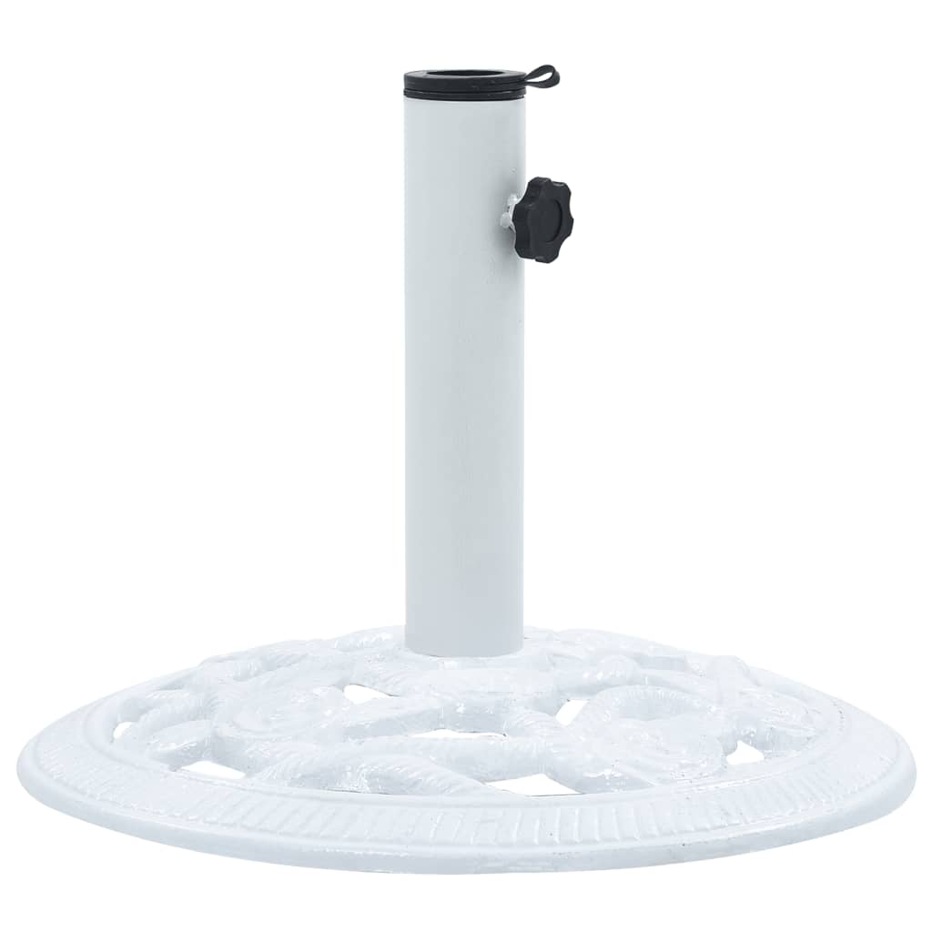 Parasolvoet 9 Kg 40 Cm Gietijzer 40 x 40 x 32 cm Wit