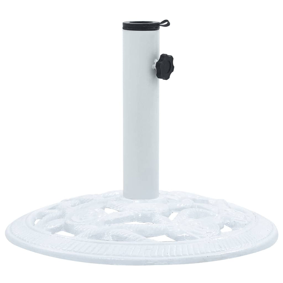 Parasolvoet 9 Kg 40 Cm Gietijzer 40 x 40 x 32 cm Wit