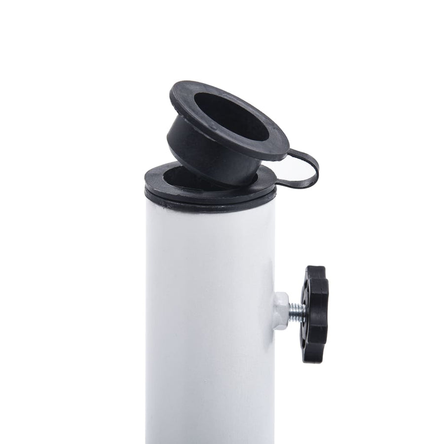 Parasolvoet 9 Kg 40 Cm Gietijzer 40 x 40 x 32 cm Wit
