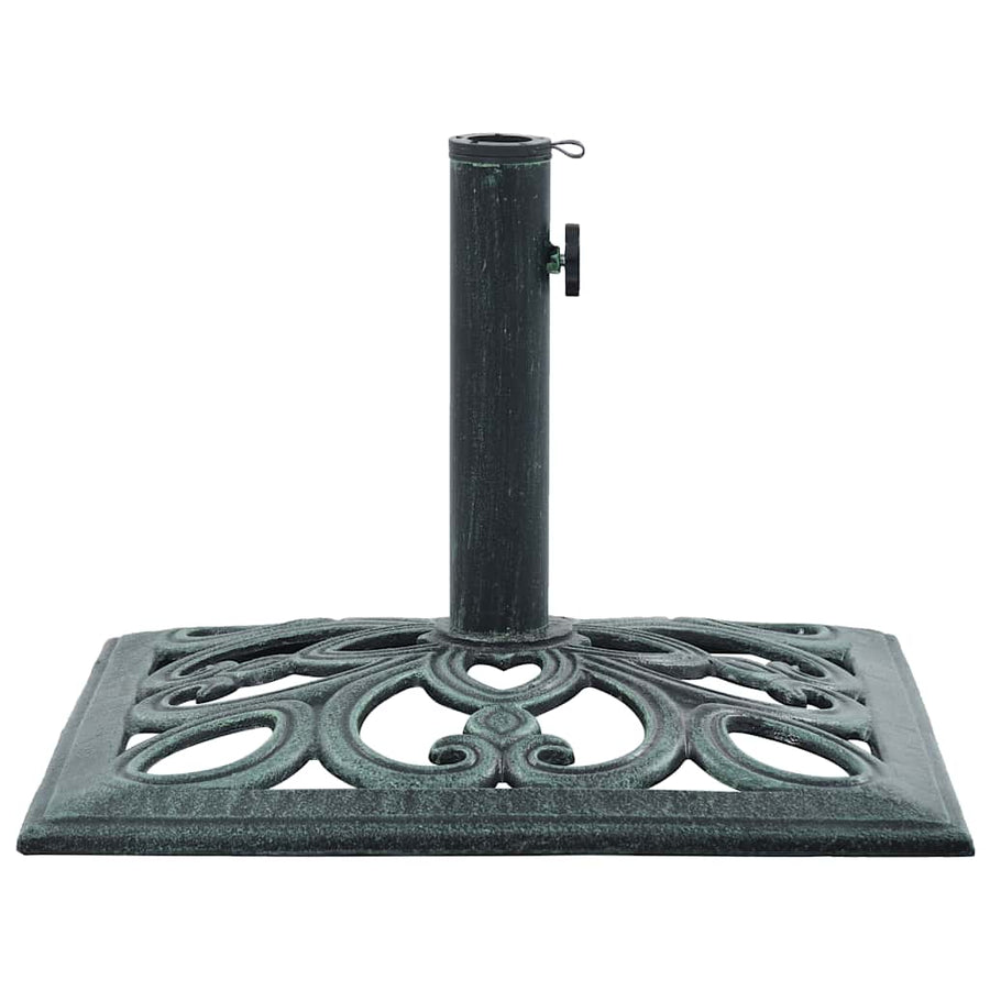 Parasolvoet 12 Kg 49 Cm Gietijzer 49 x 49 x 33 cm Groen