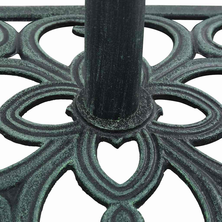 Parasolvoet 12 Kg 49 Cm Gietijzer 49 x 49 x 33 cm Groen