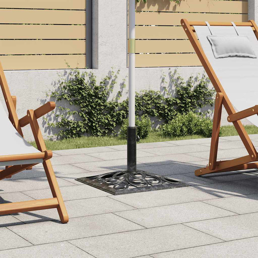 Parasolvoet 12 Kg 49 Cm Gietijzer 49 x 49 x 33 cm Groen