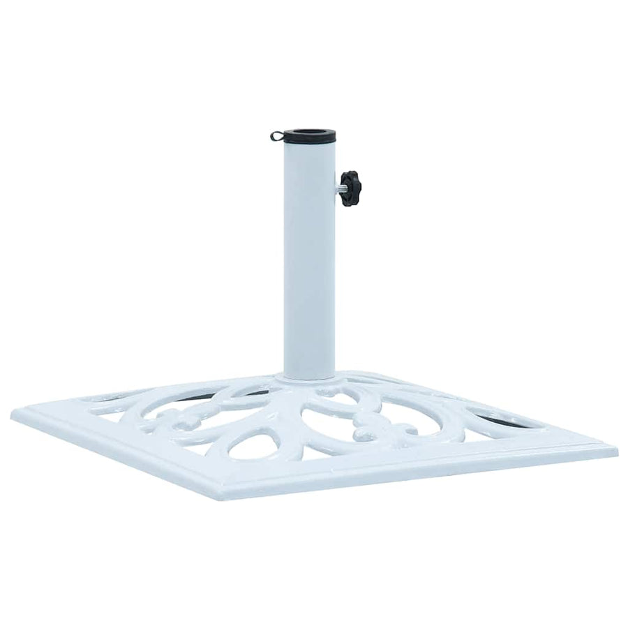 Parasolvoet 12 Kg 49 Cm Gietijzer 49 x 49 x 33 cm Wit