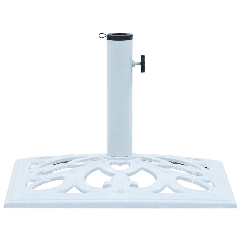 Parasolvoet 12 Kg 49 Cm Gietijzer 49 x 49 x 33 cm Wit