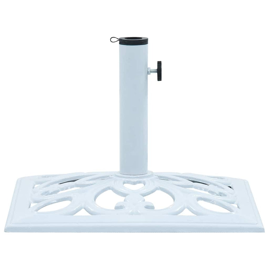 Parasolvoet 12 Kg 49 Cm Gietijzer 49 x 49 x 33 cm Wit
