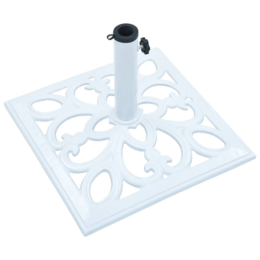 Parasolvoet 12 Kg 49 Cm Gietijzer 49 x 49 x 33 cm Wit