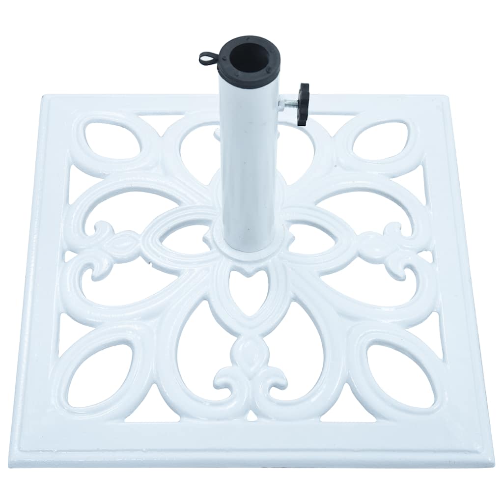Parasolvoet 12 Kg 49 Cm Gietijzer 49 x 49 x 33 cm Wit