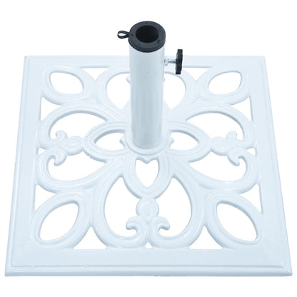 Parasolvoet 12 Kg 49 Cm Gietijzer 49 x 49 x 33 cm Wit