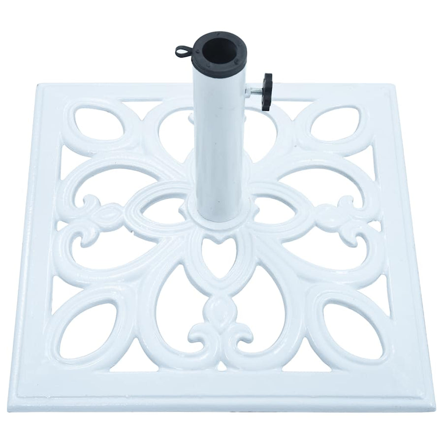 Parasolvoet 12 Kg 49 Cm Gietijzer 49 x 49 x 33 cm Wit