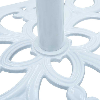 Parasolvoet 12 Kg 49 Cm Gietijzer 49 x 49 x 33 cm Wit