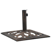 Parasolvoet 12 kg gietijzer brons 49 cm