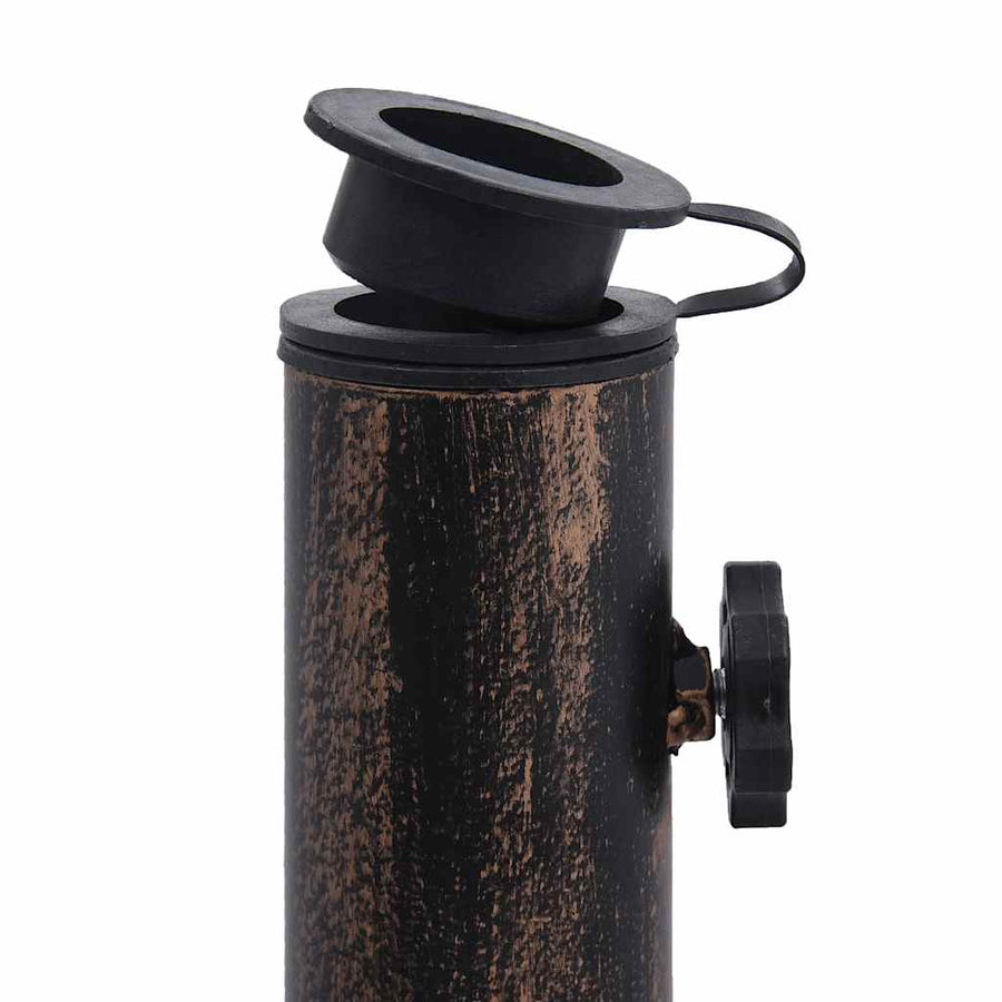 Parasolvoet 12 Kg 49 Cm Gietijzer Kleurig 49 x 49 x 33 cm Brons
