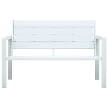 Tuinbank Hout-Look 0 Cm Hdpe Wit