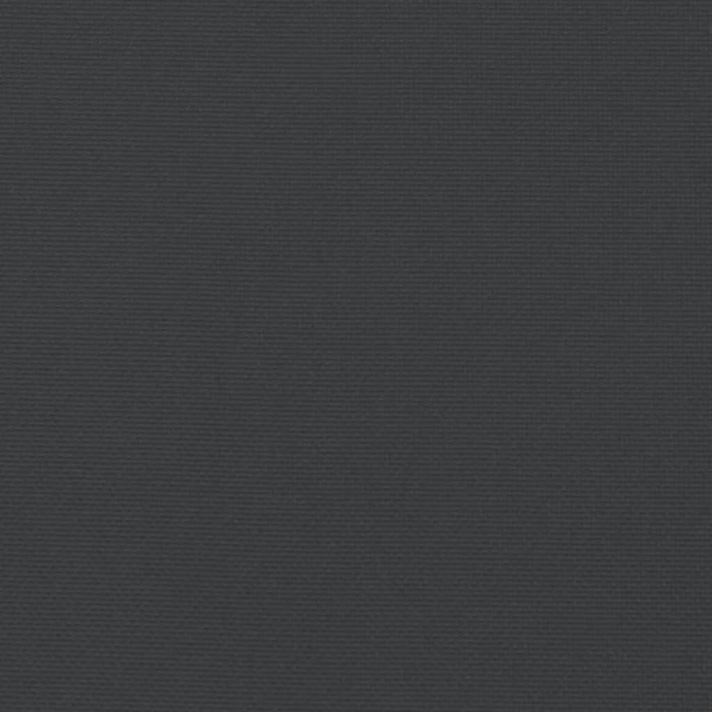 Tuinstoelkussens 2 st hoge rug 120x50x3 cm stof zwart 2 120 x 50 x 3 cm Zwart