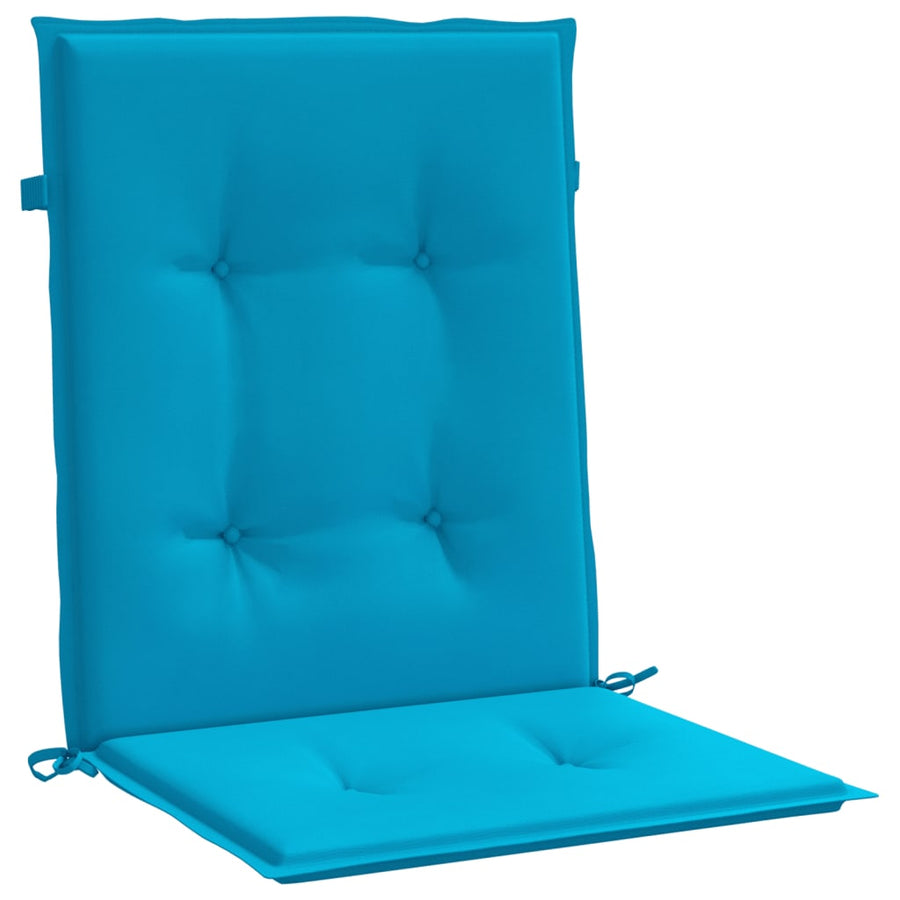 Tuinstoelkussens Lage Rug Oxford Stof 4 100 x 50 x 3 cm Blauw