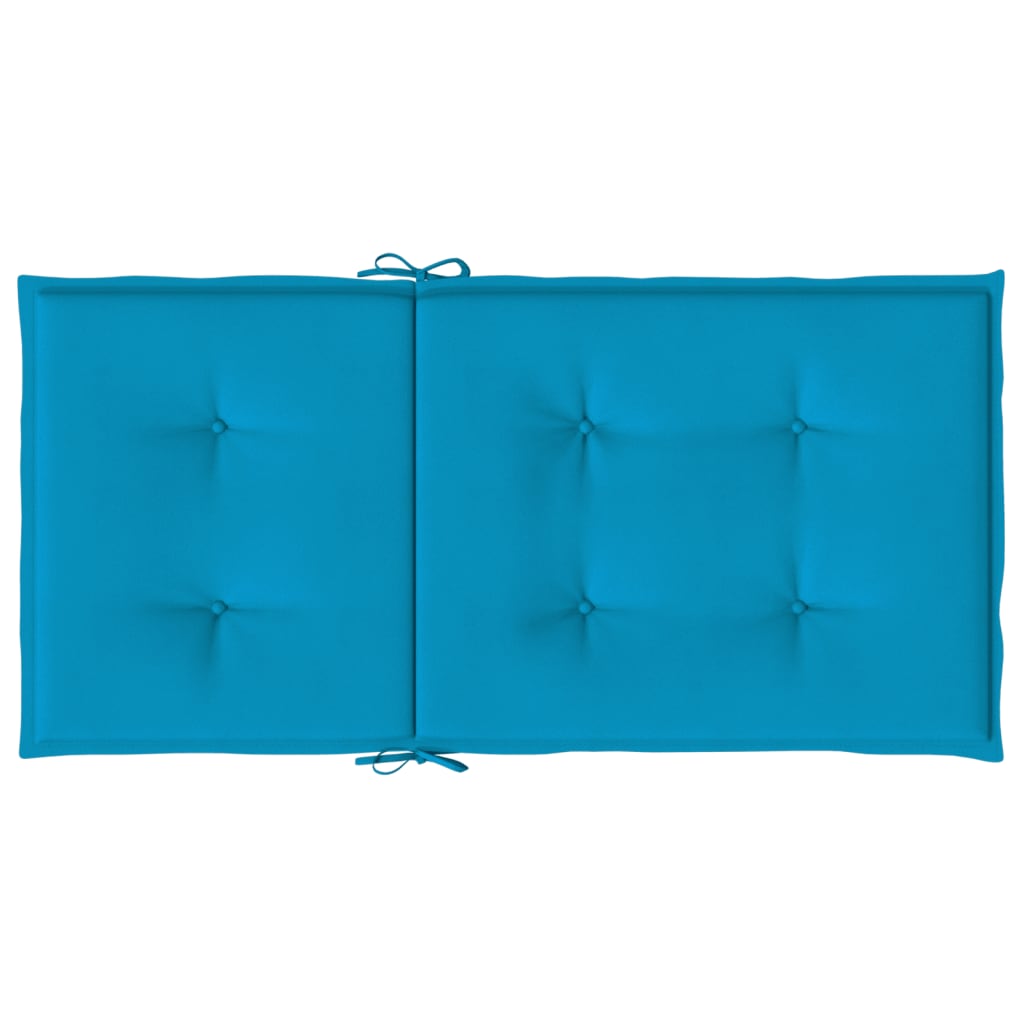 Tuinstoelkussens Lage Rug Oxford Stof 4 100 x 50 x 3 cm Blauw