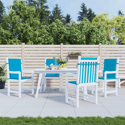 Tuinstoelkussens Lage Rug Oxford Stof 4 100 x 50 x 3 cm Blauw