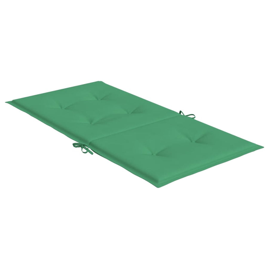 Tuinstoelkussens Lage Rug Oxford Stof 4 100 x 50 x 3 cm Groen