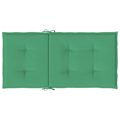 Tuinstoelkussens Lage Rug Oxford Stof 4 100 x 50 x 3 cm Groen