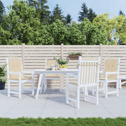 Tuinstoelkussens lage rug 4 stuks 100x50x3 cm beige