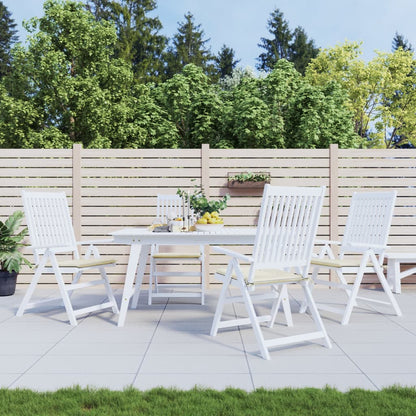 Tuinstoelkussens 4 st 40x40x3 cm oxford stof crèmekleurig 4 40 x 40 x 3 cm crème