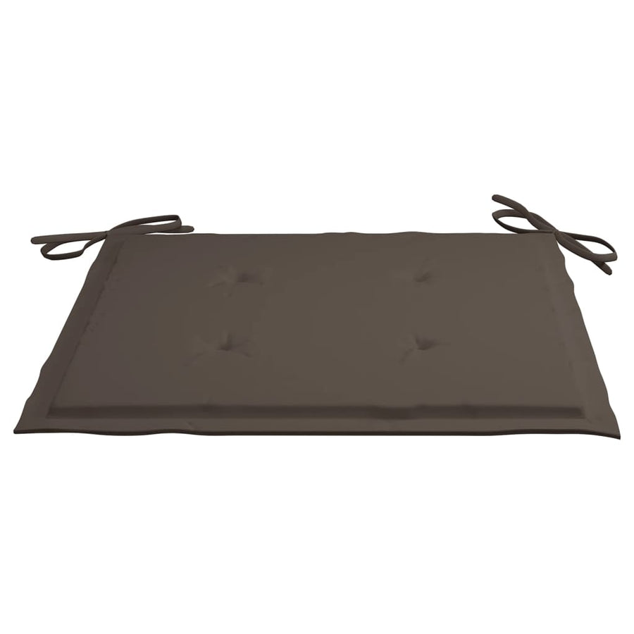 Tuinstoelkussens 4 St 40X40X3 Cm Oxford Stof Taupe Taupe 40 x 40 x 3 cm