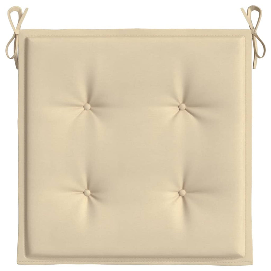 Tuinstoelkussens 4 St 40X40X3 Cm Oxford Stof Beige Beige 40 x 40 x 3 cm
