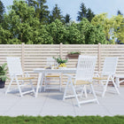 Tuinstoelkussens 4 st 40x40x3 cm beige