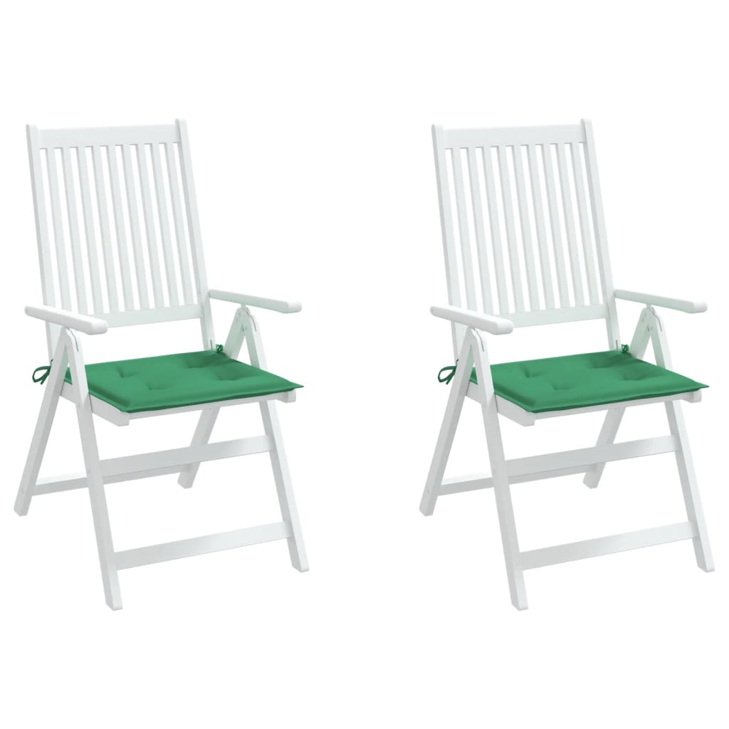 Tuinstoelkussens 2 st 50x50x3 cm oxford stof groen 2 50 x 50 x 3 cm Groen