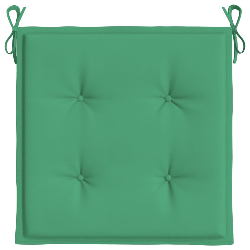 Tuinstoelkussens 2 st 50x50x3 cm oxford stof groen 2 50 x 50 x 3 cm Groen