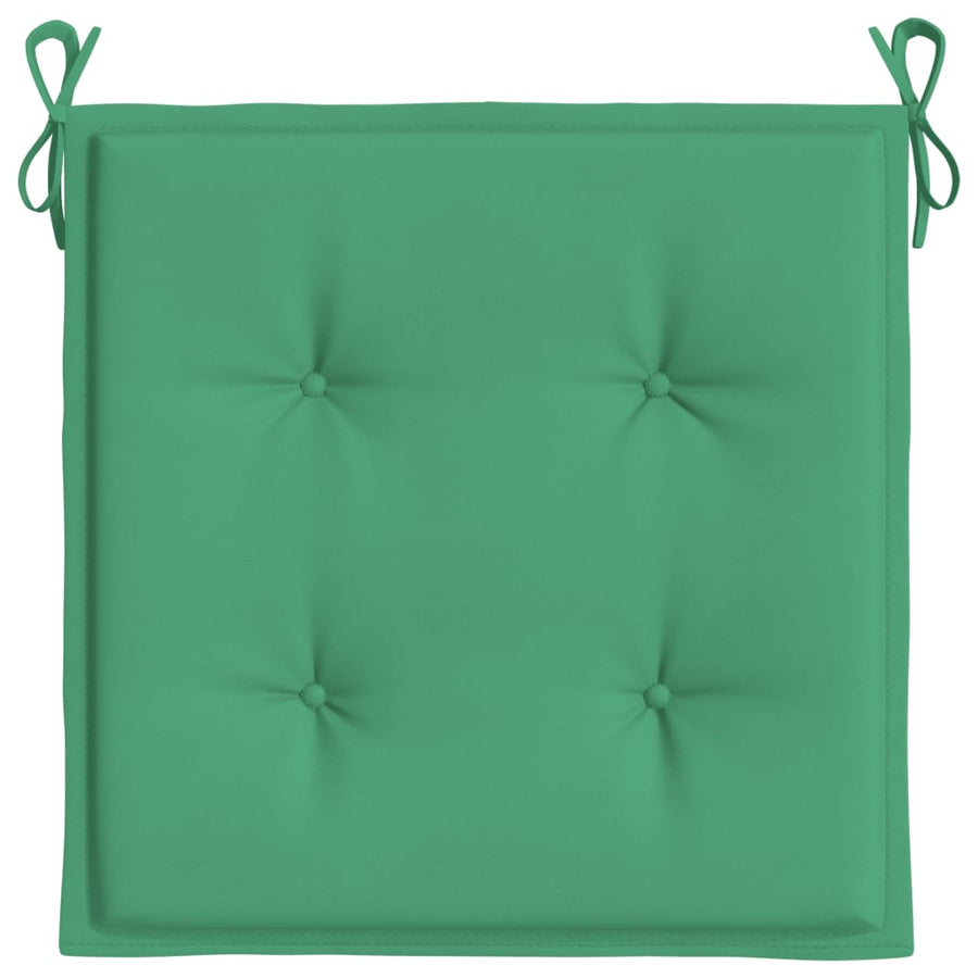 Tuinstoelkussens 2 st 50x50x3 cm oxford stof groen 2 50 x 50 x 3 cm Groen