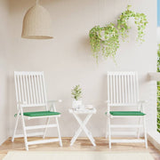 Tuinstoelkussens 2 st 50x50x3 cm groen