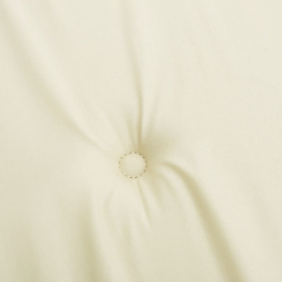 Tuinstoelkussens 2 st 50x50x3 cm oxford stof crèmekleurig 2 50 x 50 x 3 cm crème
