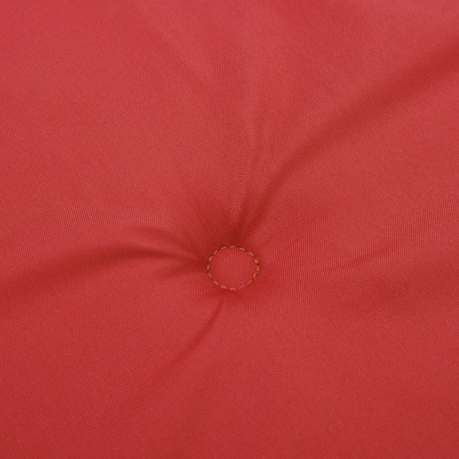 Tuinstoelkussens 2 st 50x50x3 cm stof rood 2 50 x 50 x 3 cm Rood